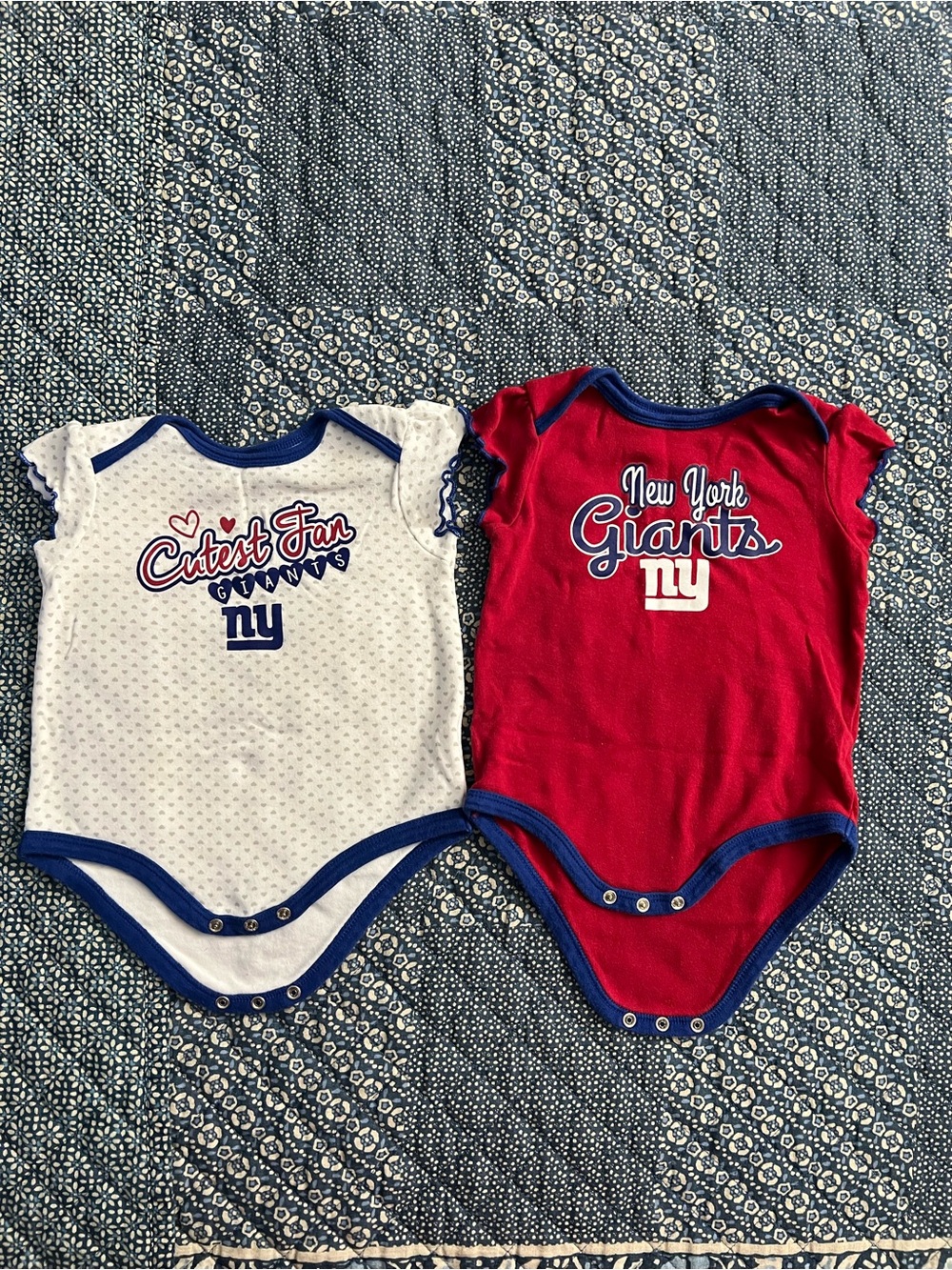 NFL New York Giants Baby onesie Set - 18M